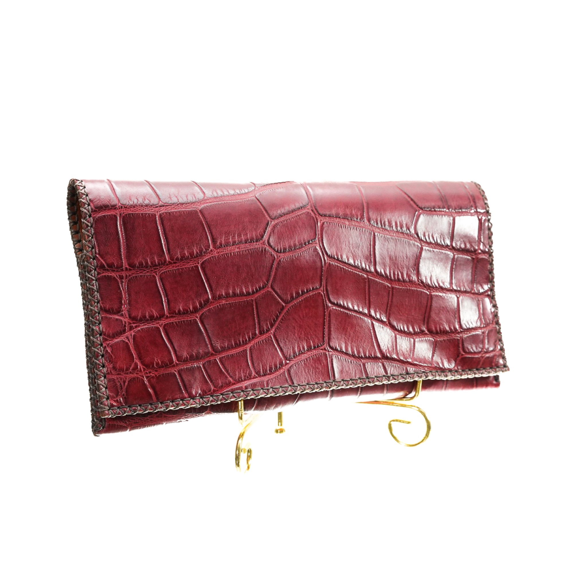 American Alligator Evening Wallet #AL708 Brown