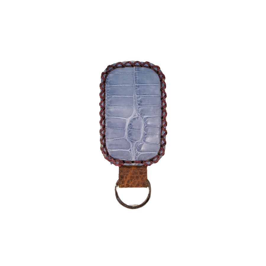 American Alligator Leather Keychain