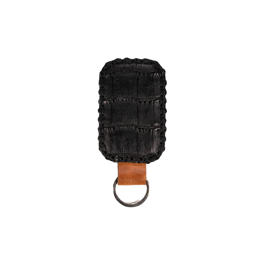 American Alligator Leather Keychain
