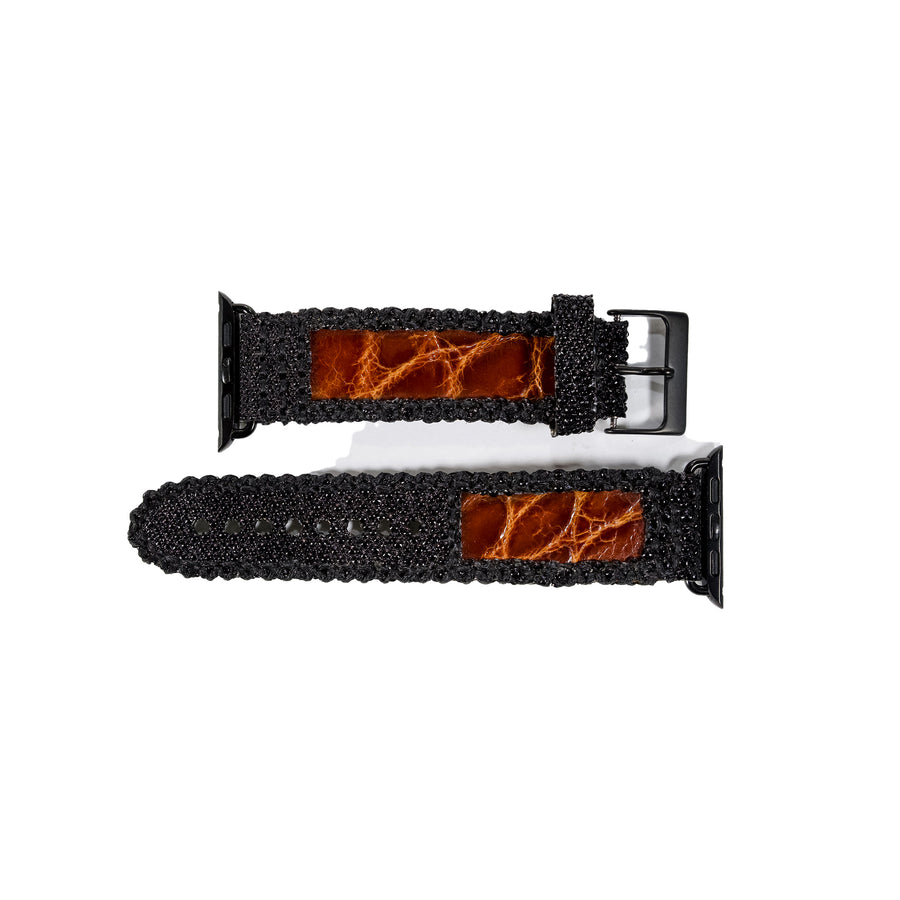 American Alligator + Stingray Leather Watch Band