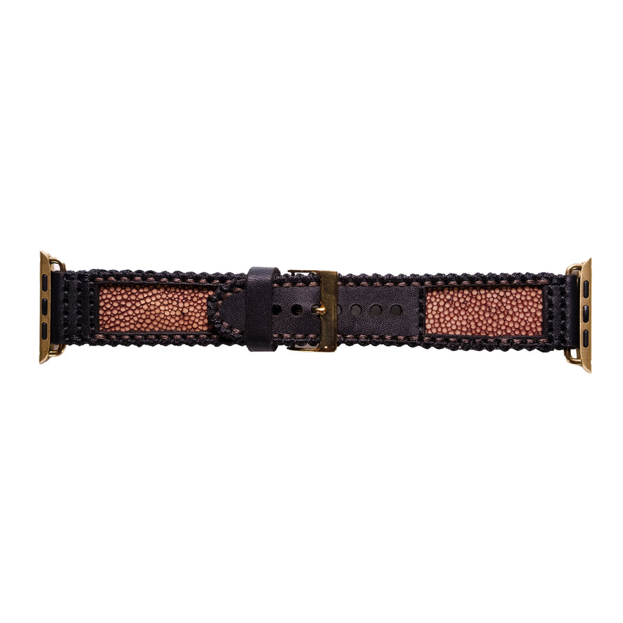 Boysterous Handmade; Exotic Leather Apple Watch Band; Leather Apple Watch Band; Rattlesnake Leather Watch Strap; Snake Skin Leather; Italian Leather; Sustainable Fashion; Men's Fashion; Women's Fashion; Apple Watch